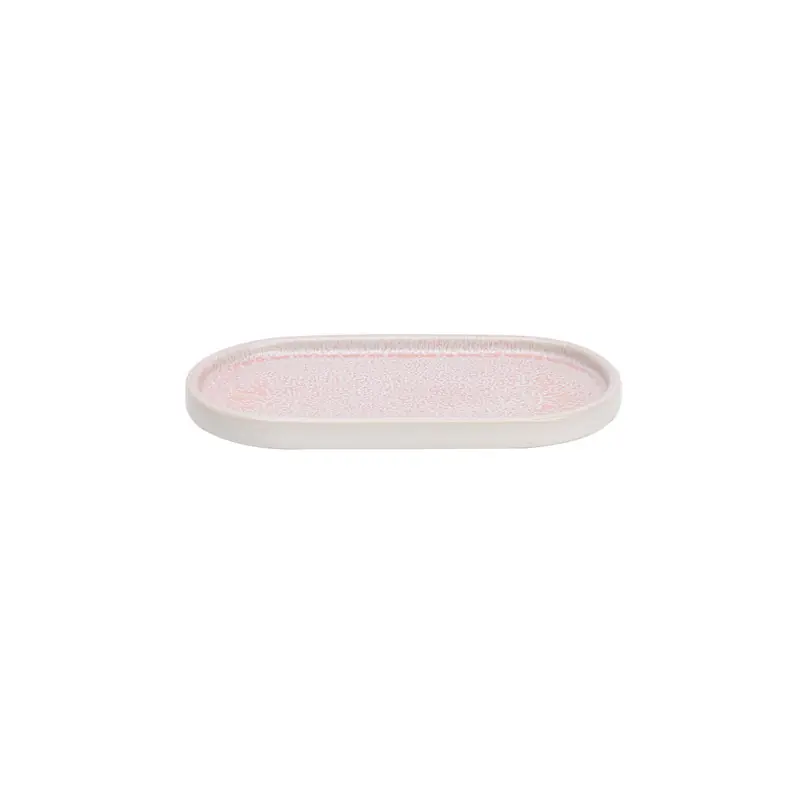 Bord Ovaal Coco 20.5 x 11.5 cm Roze Porselein Dagaanbieding