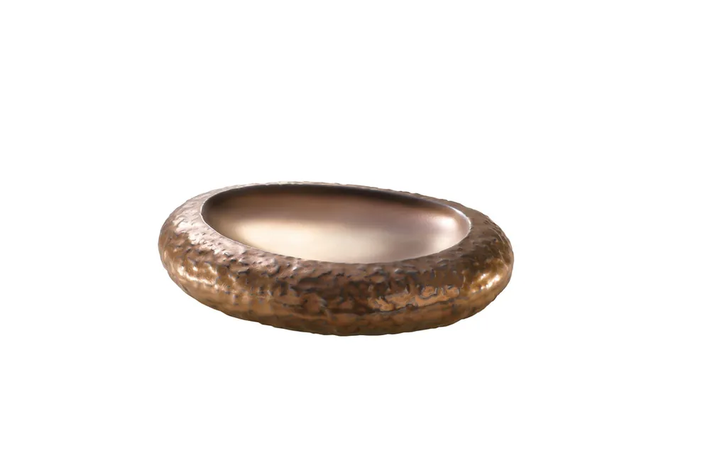 Bord Calcaire 23.1 x 18.8 cm Brons Porselein Snelle Levering