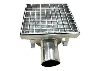 Vloerput - RVS - 200x200x(h)131mm Voordeelprijs