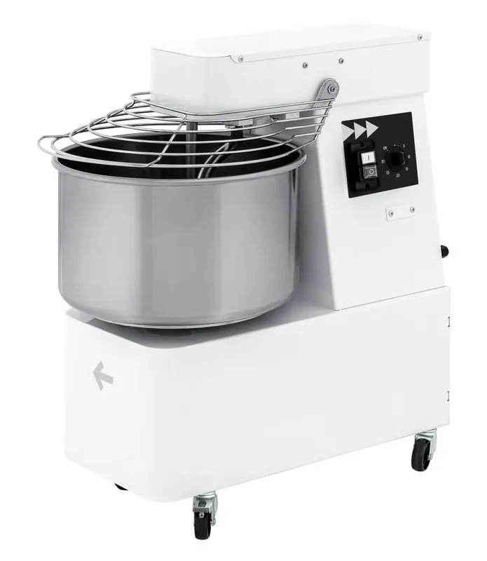 Actieprijs Spiraalmixer met vaste kom 22 liter - 56 kg/u - 22L - 400V/1100W - 385x670x(H)725mm