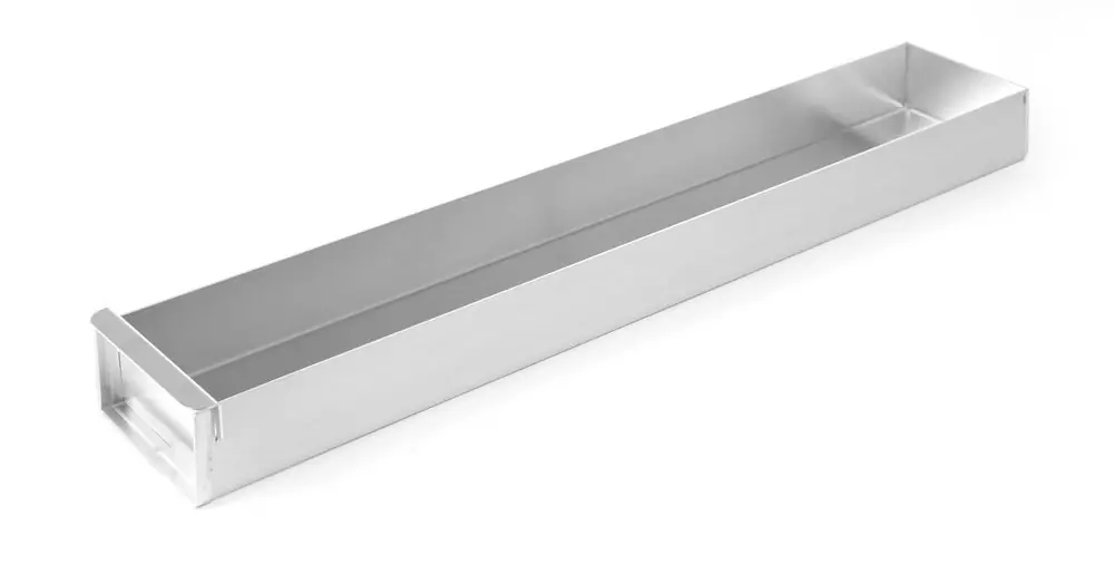 Lage Kosten Bakvorm met afneembaar zijpaneel - 580x100x(H)50mm