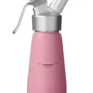Beperkt Aanbod Slagroomapparaat - 0,5L - Pastelroze - Ø80x(H)260mm