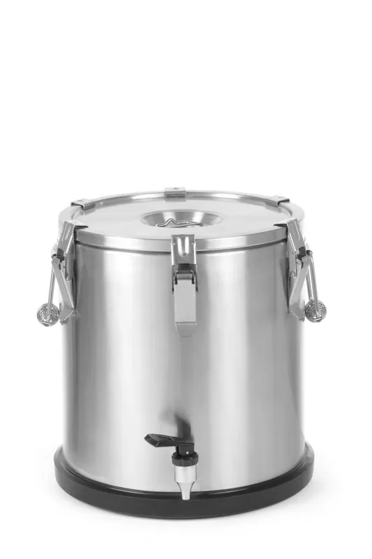 Geïsoleerde draagbare container – met kraan - 20L - Zilver - Ø330x(H)360mm Rechtstreeks Van De Fabrikant