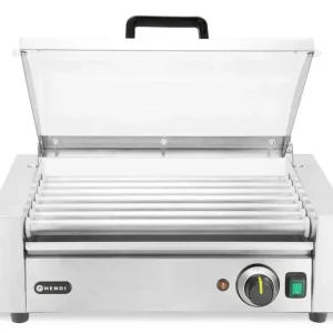 Speciale Aanbieding Worstrolgrill - 1-zone met energiebesparend deksel - 230V/620W - 566x375x(H)259mm