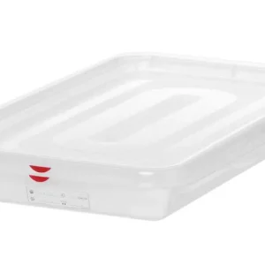 GN 1/1 container - polypropyleen - GN 1/1 - 8L - Transparant - 530x325x(H)65mm Alleen Vandaag