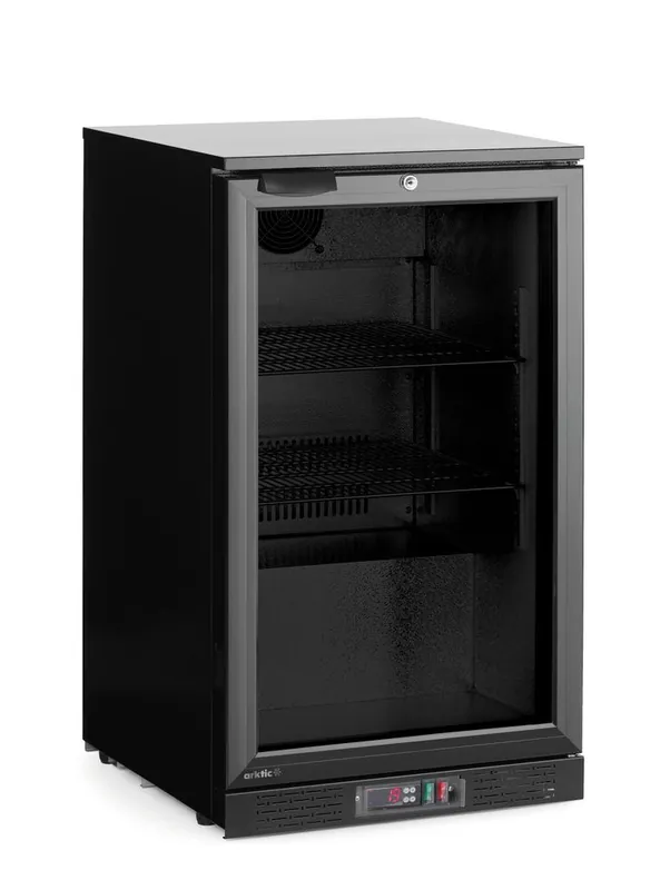 Goedkoop Backbar koelkast met enkele deur - 86L - Zwart - 220-240V/120W - 500x530x(H)870mm