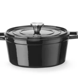 Dagaanbieding Braadpan geëmailleerd gietijzer - 3,7L - Zwart - 317x240x(H)105mm