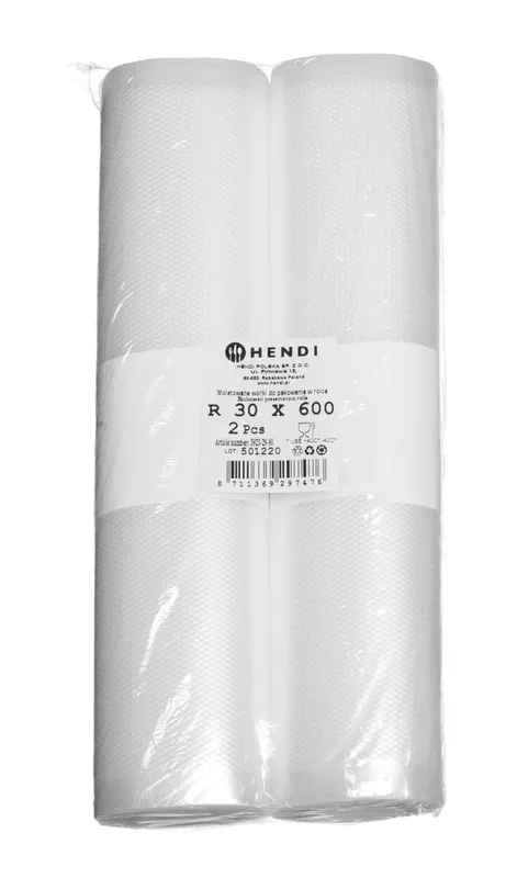 Vacuümzak met reliëf op rol - voor voedselopslag - 2 st. - 6000x300mm Goedkoop