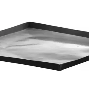Uitverkoop Ovenschaal voor Speedovens - non-stick coating - Zwart - 280x280x(H)15mm - Vierkant