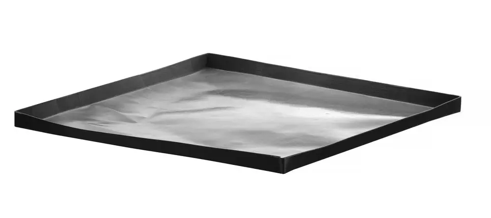 Uitverkoop Ovenschaal voor Speedovens - non-stick coating - Zwart - 280x280x(H)15mm - Vierkant