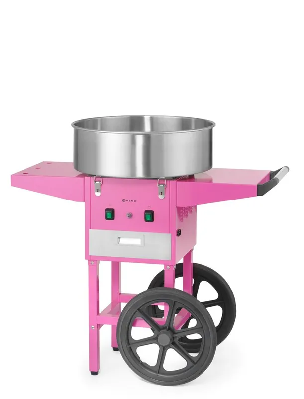 Suikerspinmachine - Pastelroze - 220-240V/1130W - 948x520x(H)914mm Fabrieksprijs