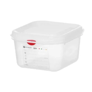 Must-Have GN 1/6 container - polypropyleen - GN 1/6 - 1,7L - Transparant - 176x162x(H)100mm