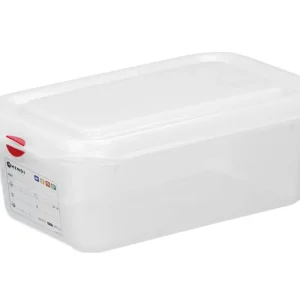 Finale Uitverkoop Container GN 1/4 polypropyleen - GN 1/4 - 2,8L - Transparant - 265x162x(H)100mm