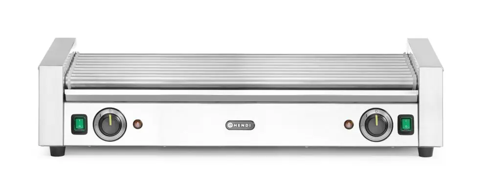 Worstrolgrill XL - 2 zones - Zilver - 220-240V/2000W - 732x590x(H)168mm Nieuw
