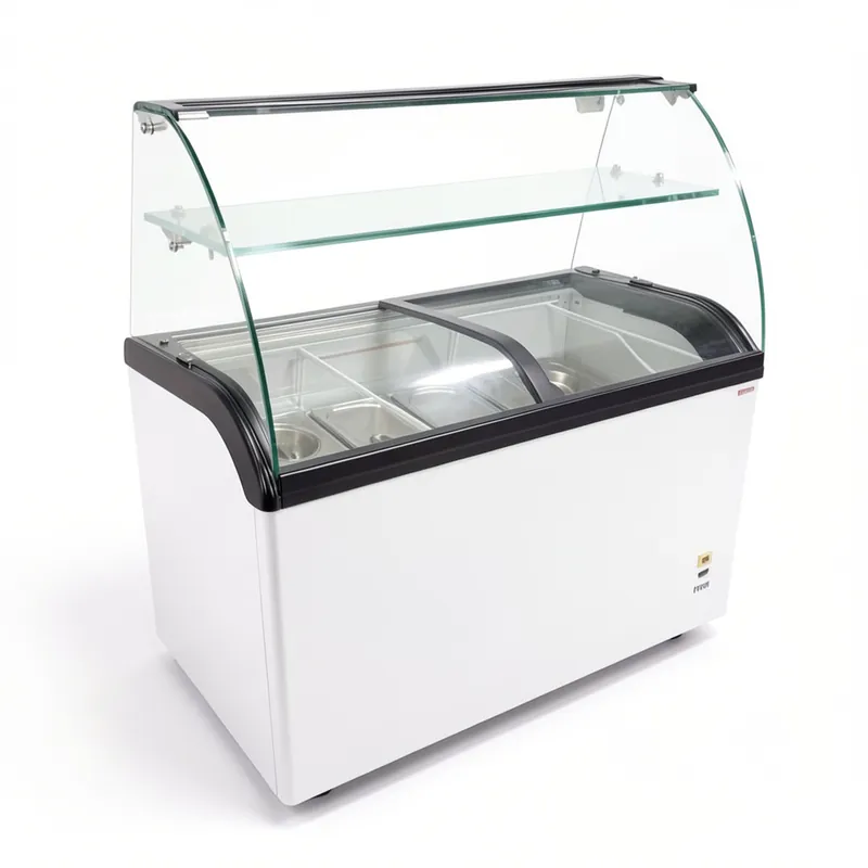 Snelle Levering Schepijsvitrine - 9x5L - 278L