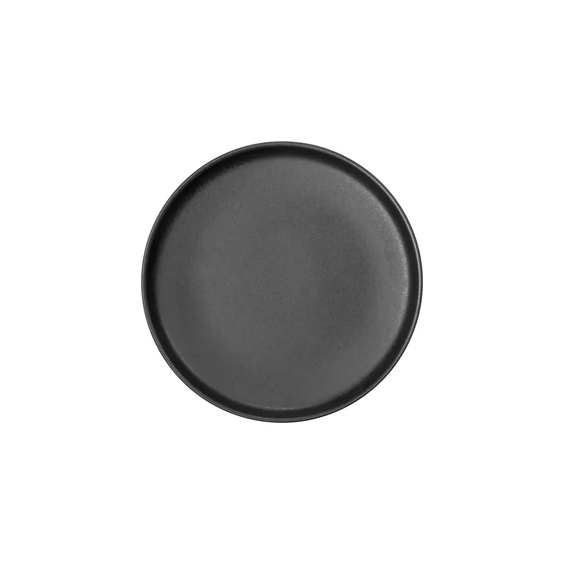 Direct Verzonden Bordenset ROCKZZERO, plat, Ø 22 cm, middernacht, Set van 6 stuks, steengoed