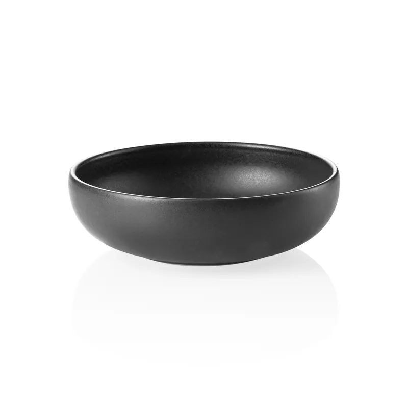 Nu Kopen ROCKZZERO-schaalset, diep, Ø 16 cm, 0,4 l, middernachtkleur, set van 6 stuks, steengoed