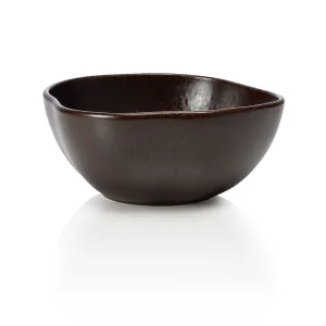 Tijdelijk Beschikbaar Schaalenset ROCKZZERO, diep, Ø 16 cm, 0,5 ltr., metallic bruin, Set van 6 stuks, Steengoed