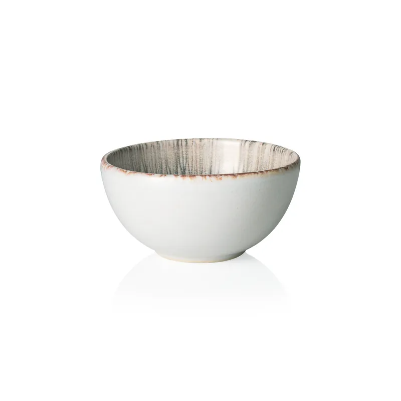 Koop Vandaag Bowlenset ROCKZZERO, diep, Ø 10 cm, 0,2 l, iris, Set van 6 stuks, steengoed