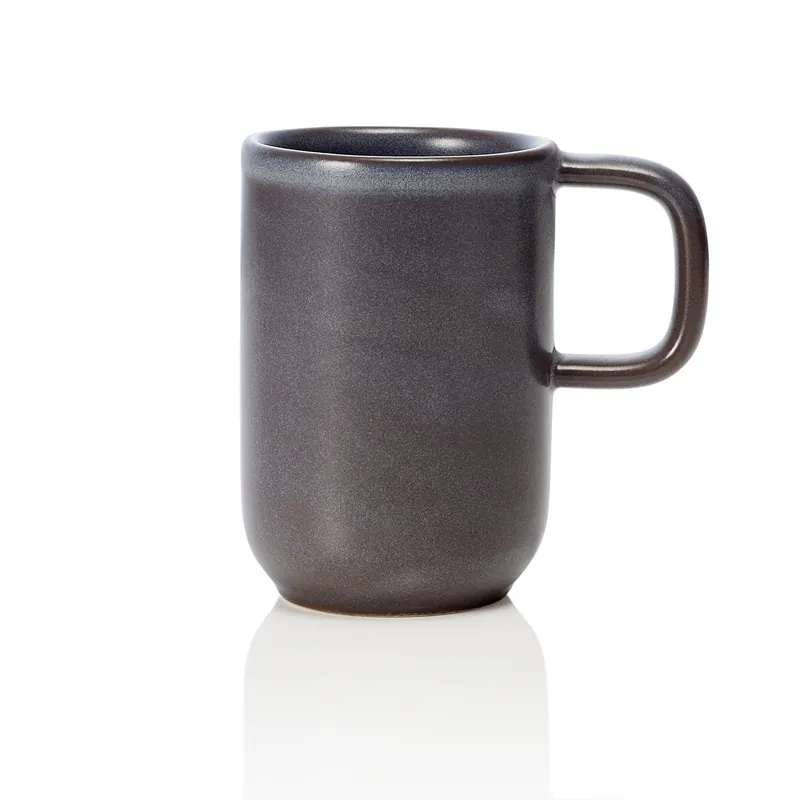 Bekerset ROCKZZERO, 300 ml, steen grijs, Set van 6 bekers, steengoed Direct Verzonden