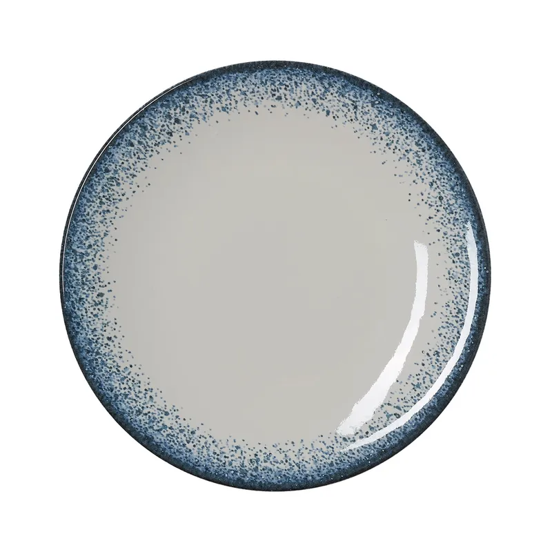 Hete Deal Bordenset VIDA MARINA, plat, Ø 27 cm, marina, set van 6 stuks, porselein