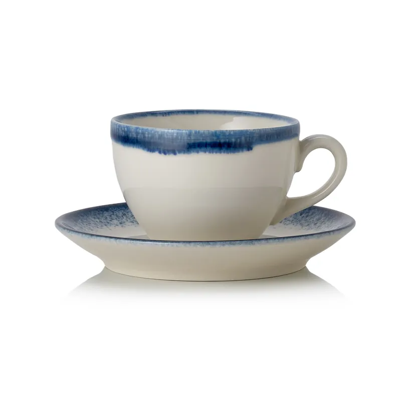 Uitverkoop Kop-en-schotelset VIDA MARINA, 220 ml, marina, set van 6 stuks, porselein