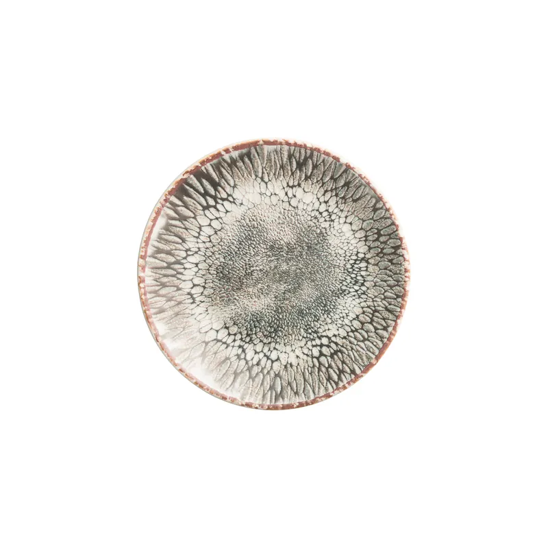 Bordenset ROCKZZERO, plat, Ø 17,5 cm, iris, Set van 6 stuks, Steengoed Bestel Nu