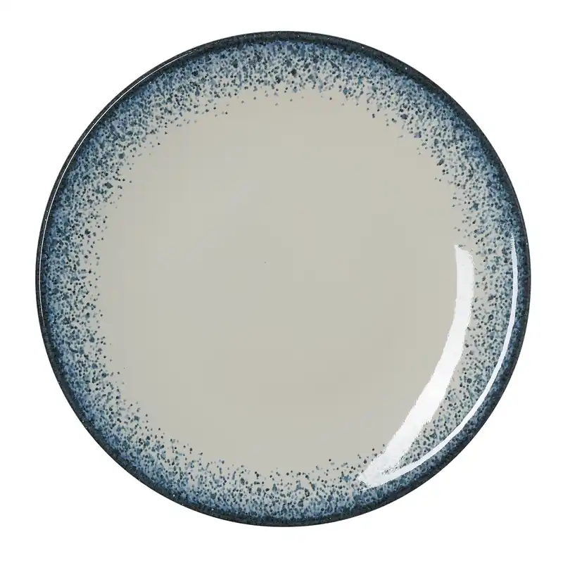 Bordenset VIDA MARINA, plat, Ø 30 cm, marina, set van 6 stuks, porselein Direct Verzonden