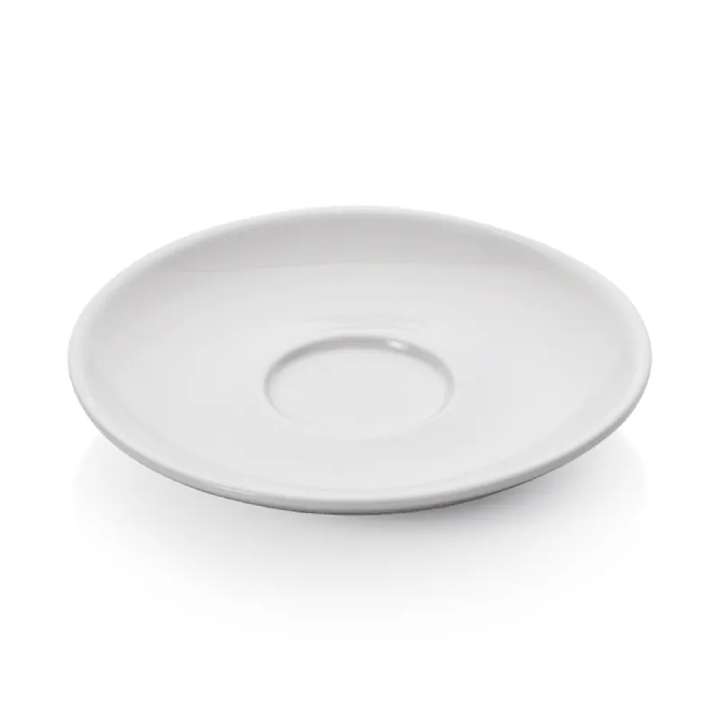 Flitsaanbieding Espresso-onderteller-set ITALIA WHITE, voor 4999 009, set van 6 stuks, porselein