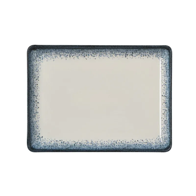 Weekendaanbieding Bordenset VIDA MARINA, plat, 23 x 17 cm, marina, Set van 6 stuks, porselein