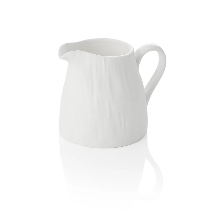 Gietset MAYA SHIRO, Ø 4,5 cm, 100 ml, wit, set van 6 stuks, porselein Finale Uitverkoop
