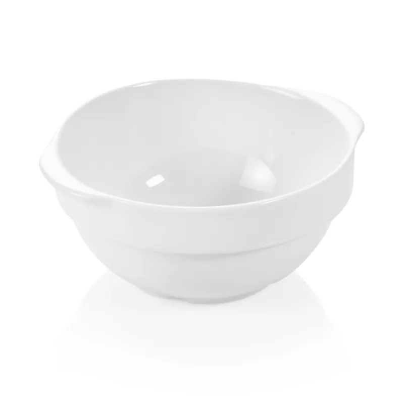 Schaalenset, met lappenhandgrepen, 0,4 ltr., Ø 12,5 cm, Set van 6 stuks, Porselein Exclusieve Aanbieding