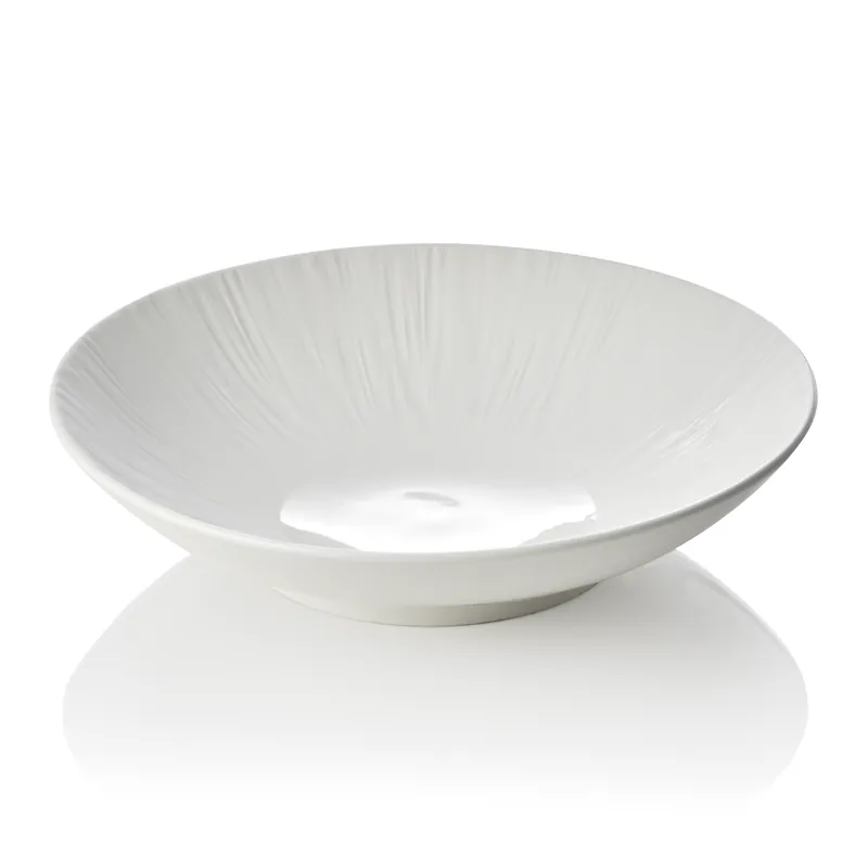 Voordeelprijs Schaalenset MAYA SHIRO, diep, Ø 26,5 cm, 1,3 l, wit, set van 2 stuks, porselein