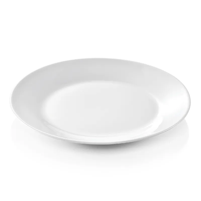 Betrouwbaar Bordenset, plat, diameter 19 cm, set van 12 stuks, porselein