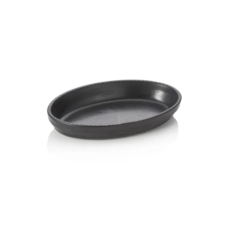 Hete Deal bakvorm, 28 x 17 x 4,5 cm, zwart, porselein