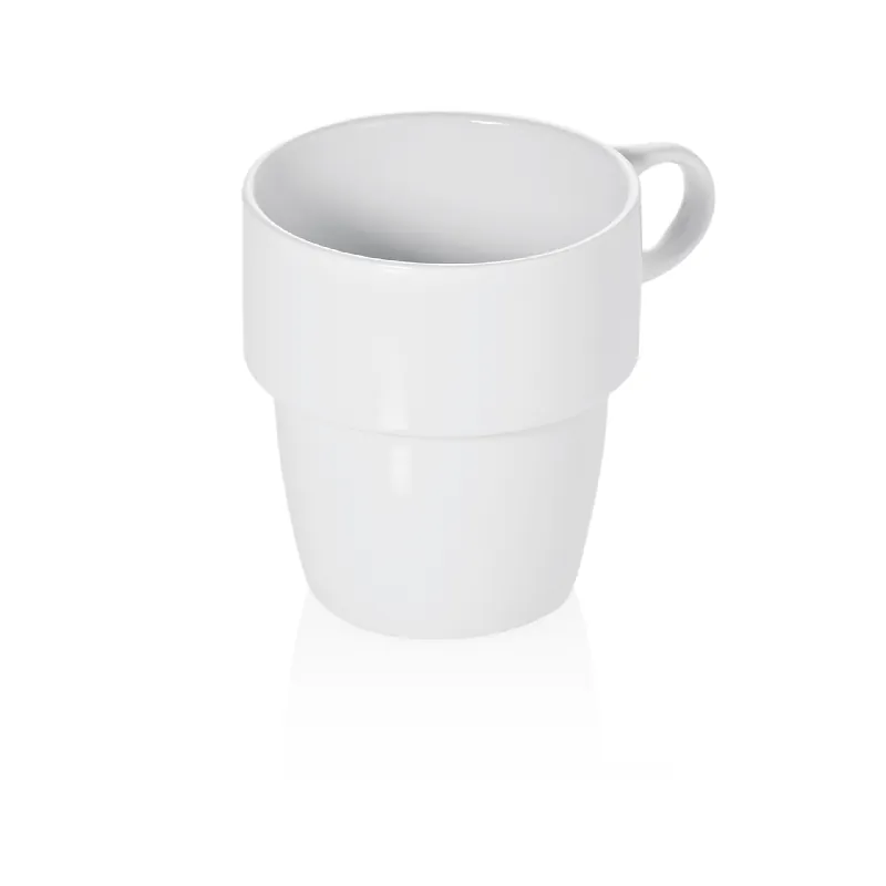 Merkproduct Beker set, kegelvormig, Ø 8 cm, 250 ml, Set van 6 stuks, porselein