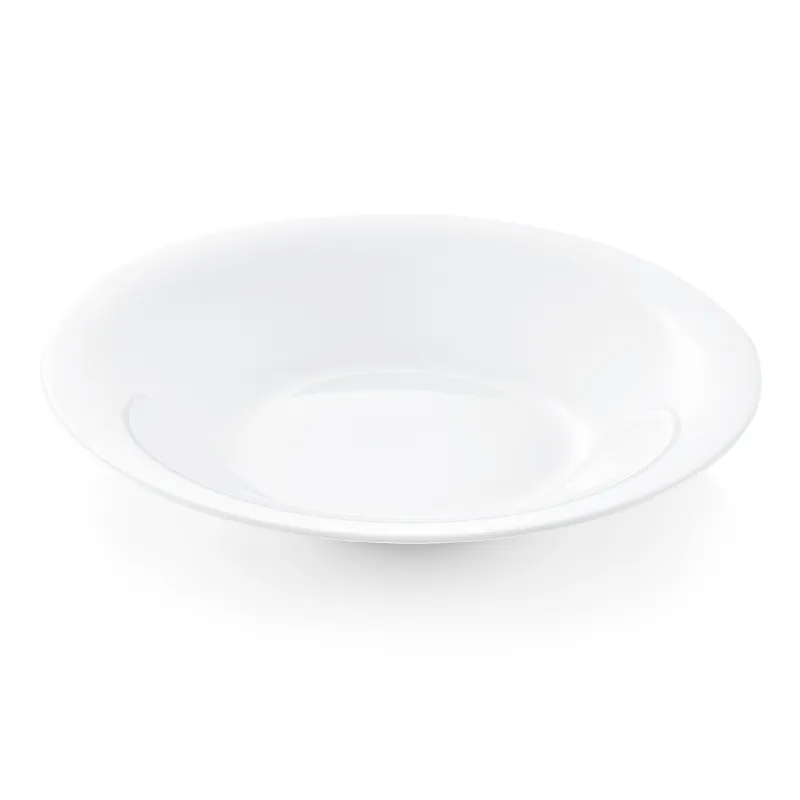 Lage Kosten Bordenset PURO, diep, Ø 24 cm, Set van 6 stuks, opaalglas