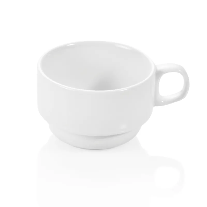 Tijdelijk Beschikbaar Kopjeset, Ø 8 cm, 180 ml, Set van 12 stuks, porselein