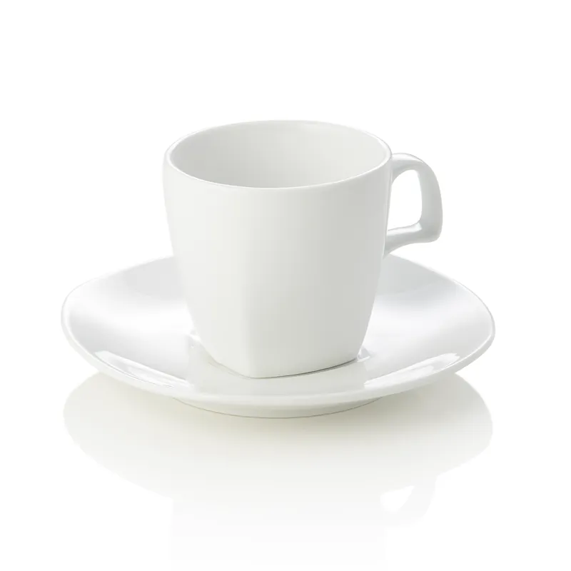 Cappuccinokop met schotel, 180 ml, set van 4 stuks, porselein Favoriet