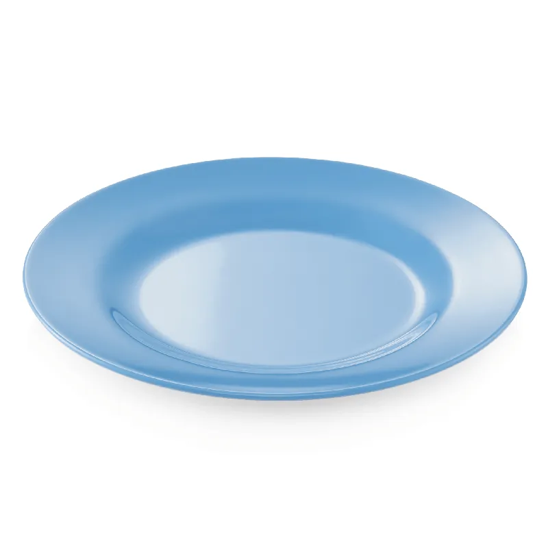 Bordenset, plat, Ø 20 cm, blauw, set van 12 stuks, melamine Gereduceerde Prijs