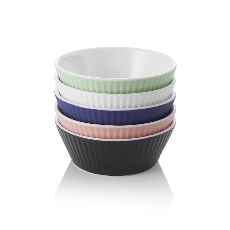 Ragout Fin Mix Set, Ø 9 cm, 200 ml, 5-kleuren-set, porselein. Betaalbaar