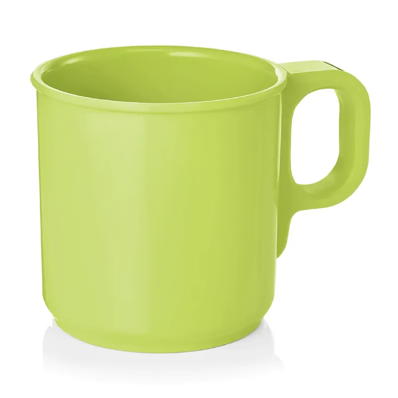 Bekerset, 250 ml, groen, set van 12 stuks, melamine Fabrieksprijs