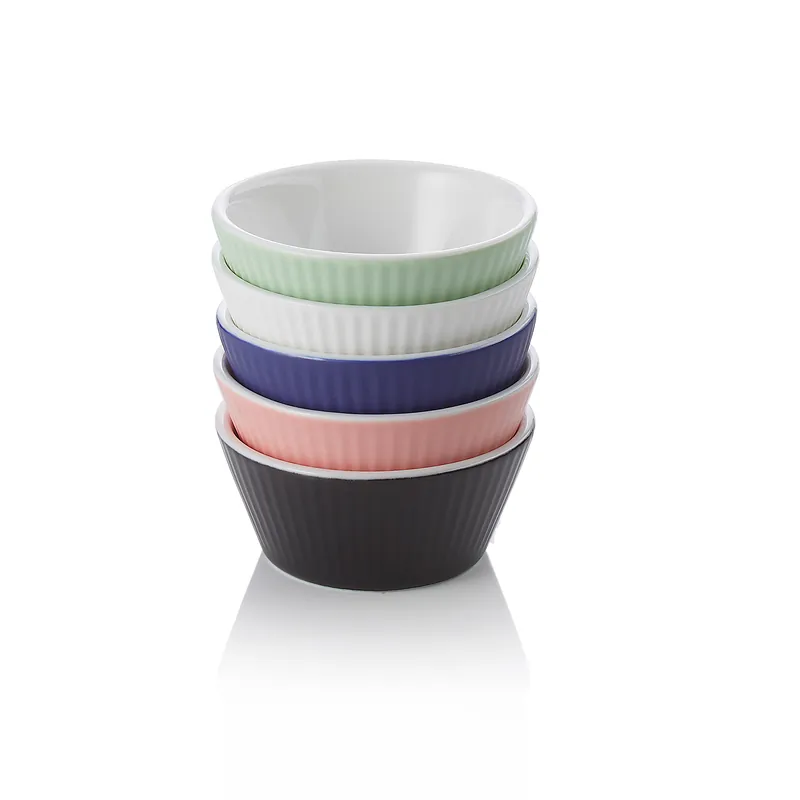 Ragout Fin Mixset, Ø 7 cm, 100 ml, 5-kleuren-set, porselein Laatste Kans