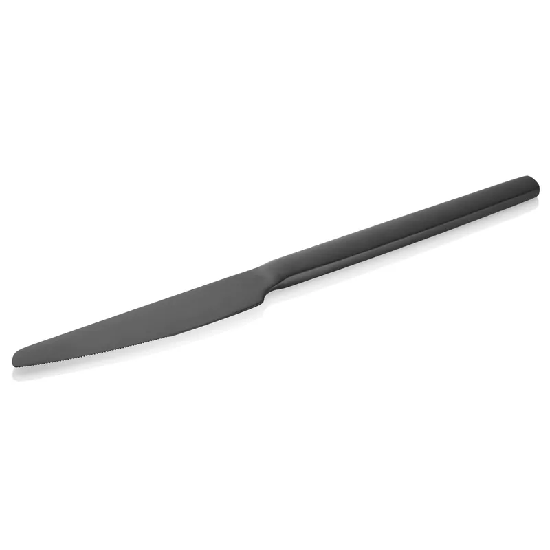 Tafelmessen Set ALEX BLACK, met zwart, mat PVD-coating, 23 cm, Set van 12 stuks, roestvrij staal 13/0 Direct Beschikbaar