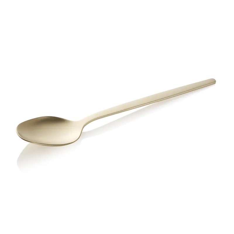 Set eetlepels ALEX CHAMPAGNE, met champagnekleur, matte PVD-beschichting, 21 cm, Set van 12 stuks, roestvrij staal 18/10 Populair