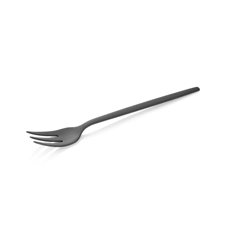 Dessertvork Set ALEX BLACK, met zwart, matte PVD-coating, 16 cm, set van 12 stuks, roestvrij staal 18/10 Beperkte Voorraad