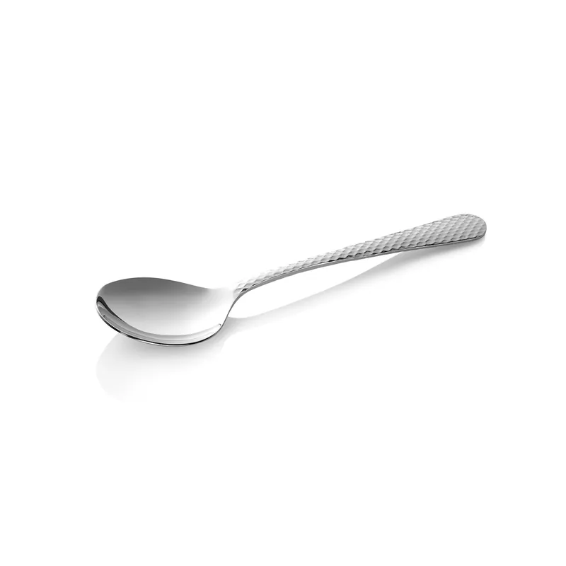 Soeplepelset CELESTE, 18 cm, met gestructureerde oppervlakte, set van 12 stuks, roestvrij staal 18/0 Koop Vandaag