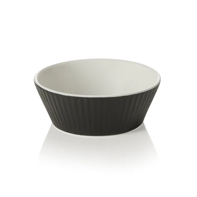Ragoutfin-set, Ø 9 cm, 200 ml, zwart, set van 6 stuks, porselein Seizoensaanbieding