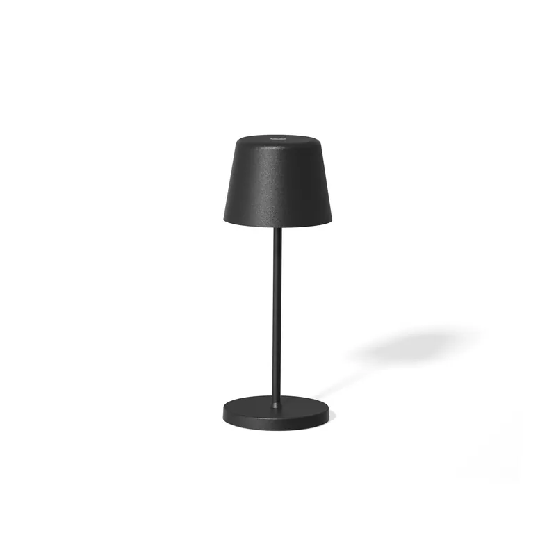LED tafellamp YUYU ALEX, hoogte 20,8 cm, Ø 7,6 cm, zwart mat Tijdelijk Beschikbaar