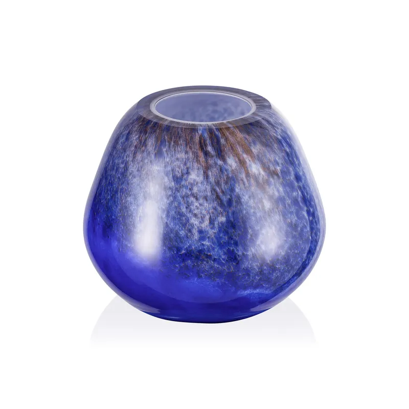 Aanbieding Fusion Blue YUYU, Ø 15 cm, hoogte 13 cm, glas